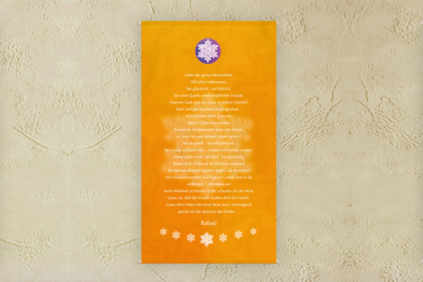 Wandschmuck "Friedensgebet" – Bild 2